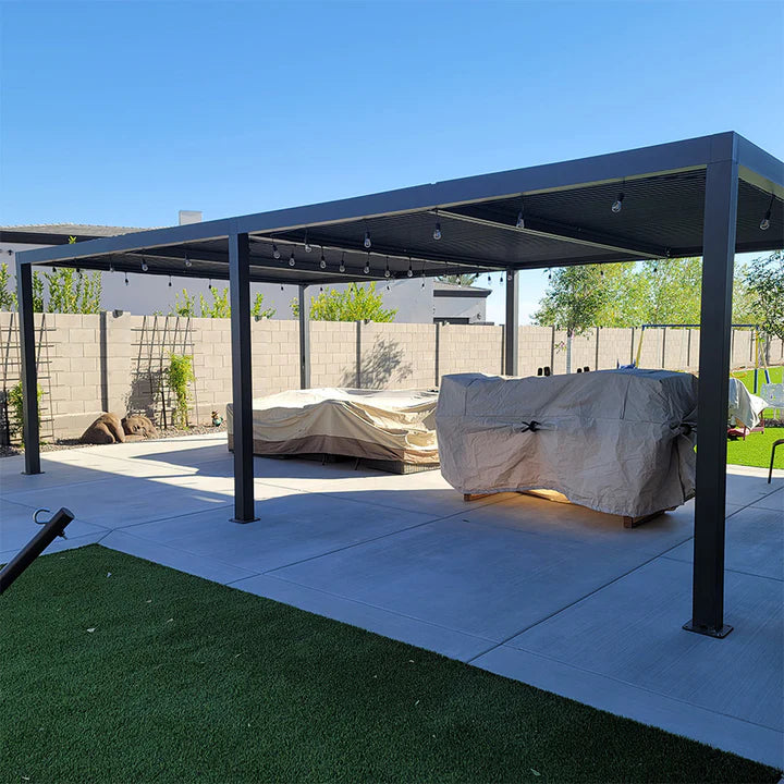 Vantira™ Adjustable Aluminum Louvered Pergola