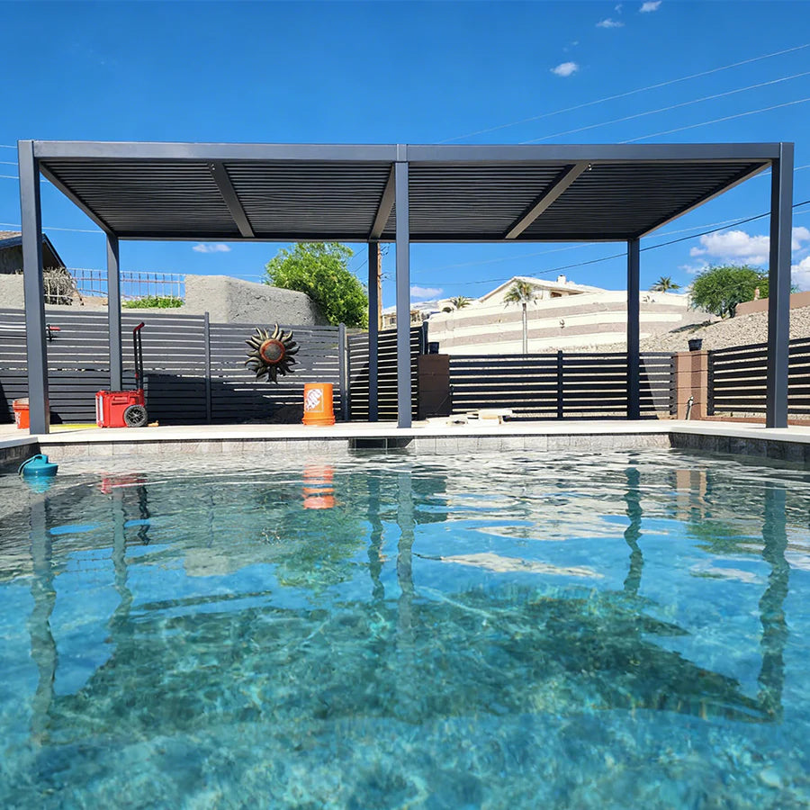 Vantira™ Adjustable Aluminum Louvered Pergola