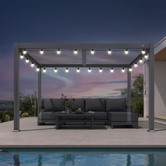 Vantira™ Adjustable Aluminum Louvered Pergola