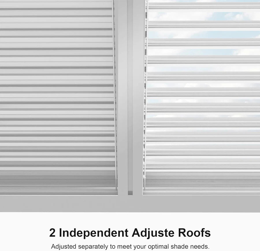 Vantira™ Adjustable Aluminum Louvered Pergola