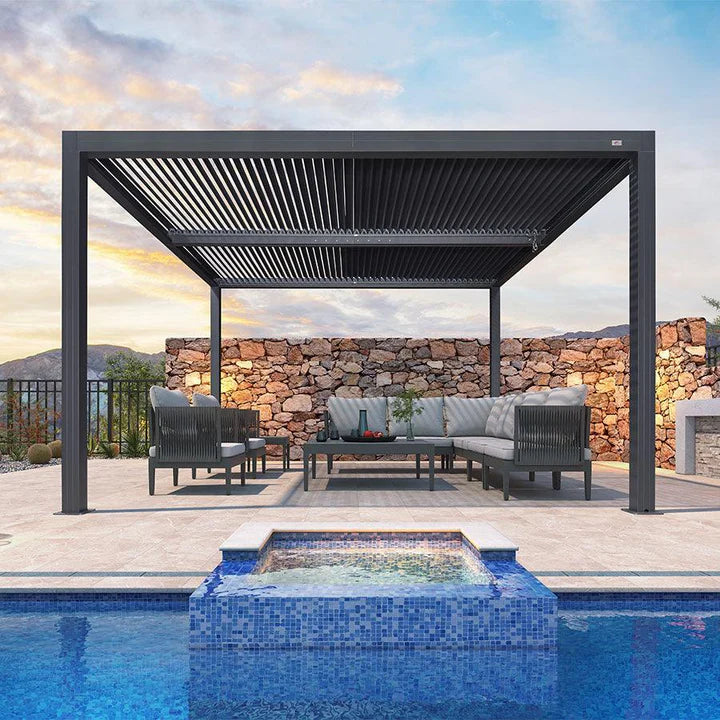 Vantira™ Adjustable Aluminum Louvered Pergola
