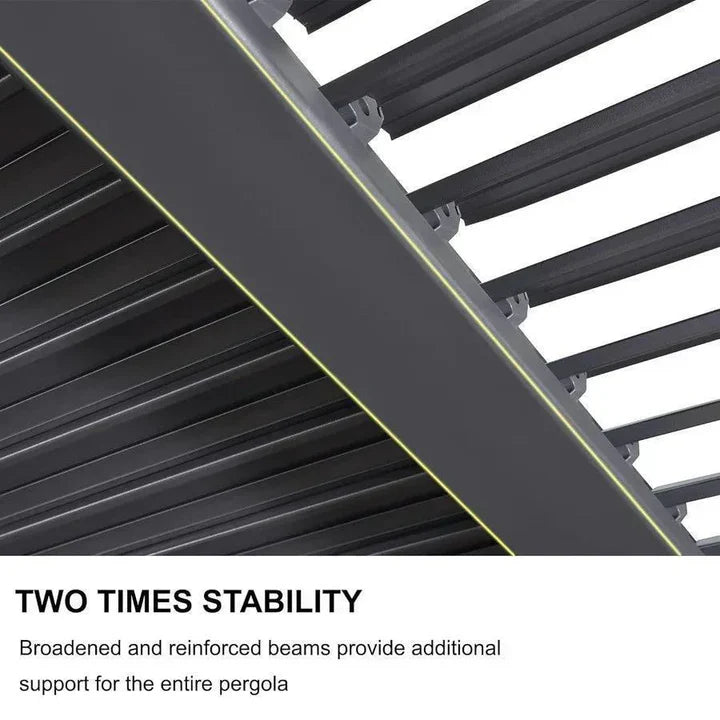 Vantira™ Adjustable Aluminum Louvered Pergola