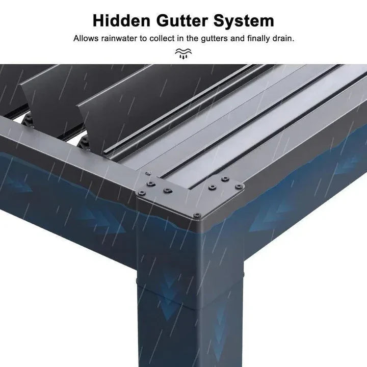 Vantira™ Adjustable Aluminum Louvered Pergola